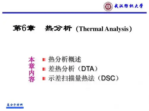 第六章热分析