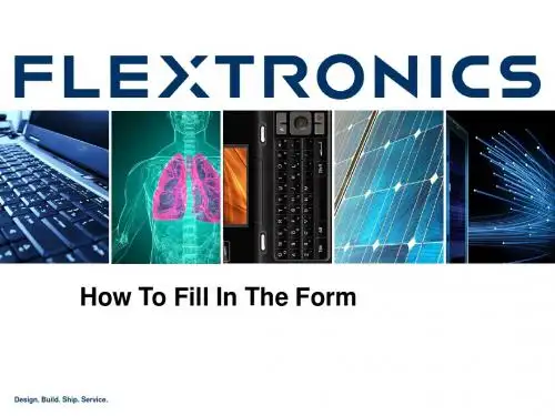 How to fill in the form