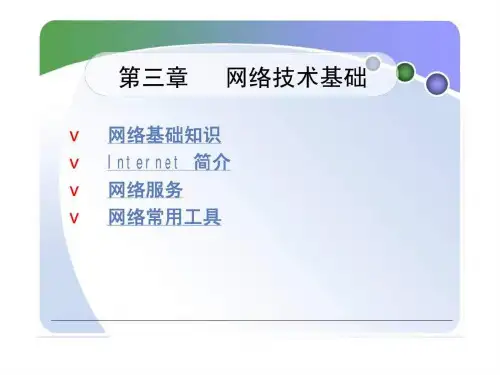 电子商务_第三章_网络技术基础PPT课件