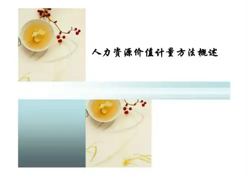 人力资源价值计量方法概述