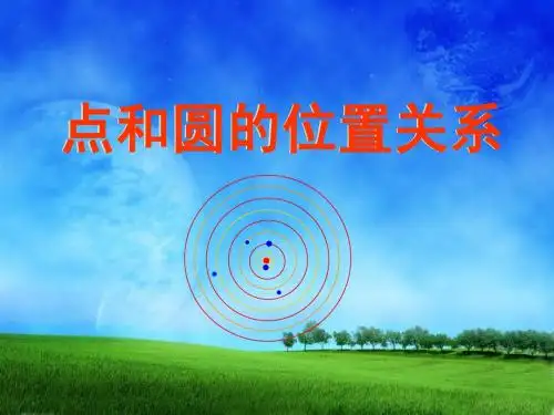 点与圆的位置关系