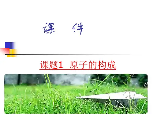 题原子的构成PPT课件