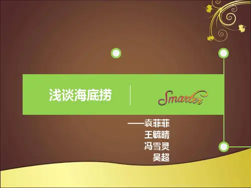 浅谈海底捞分析