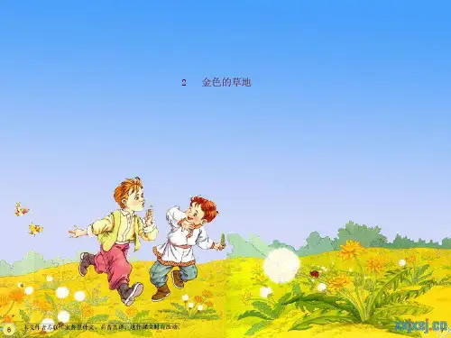 金 色 的 草 地ppt课件
