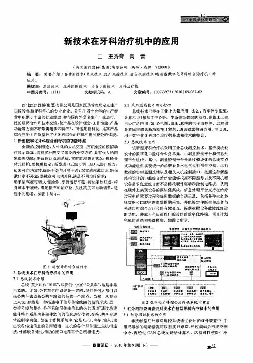 新技术在牙科治疗机中的应用