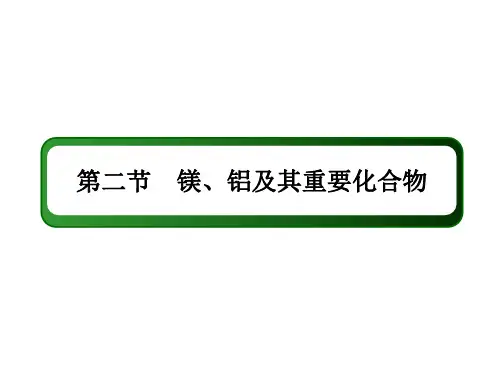 新高考化学一轮复习课件-镁、铝及其重要化合物