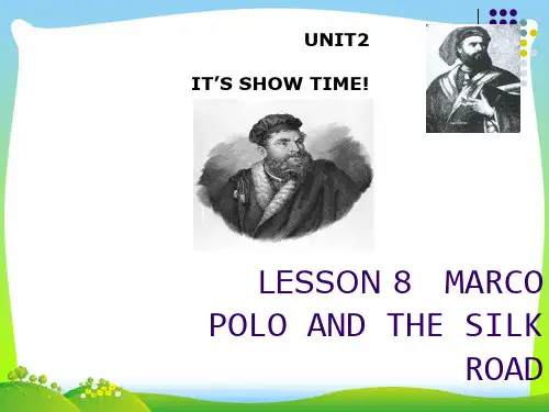 冀教版七年级英语下册Unit2 Lesson8公开课课件