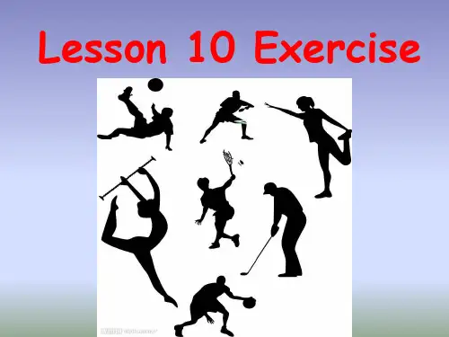 六年级下册英语课件-Lesson10 Exercise 冀教版