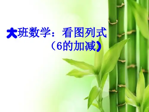 看图列式大班ppt课件