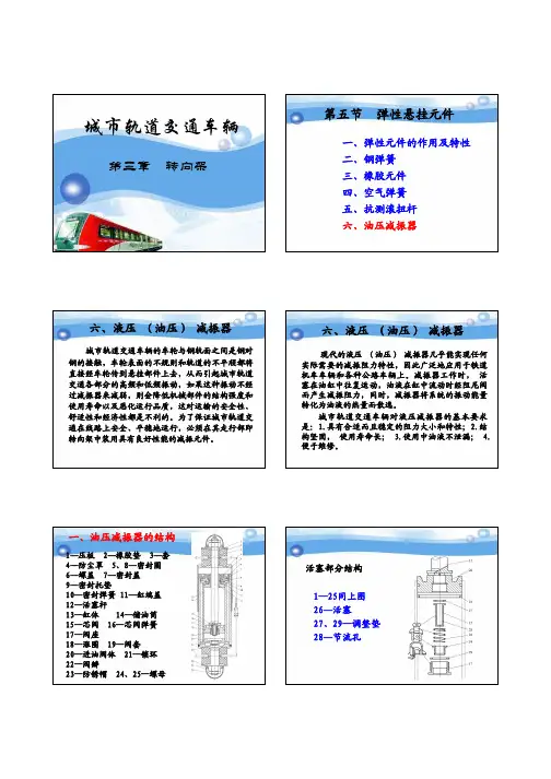 城轨车辆 转向架
