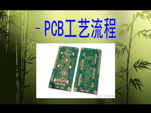 线路板工艺流程培训