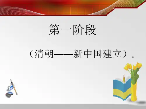 中国近现代史服装发展史