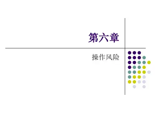 第六章操作风险