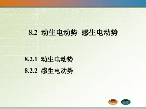 大学物理8.2 动生电动势 感生电动势