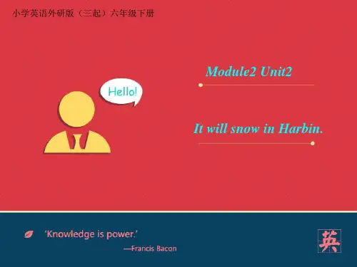 小学英语外研版(三起)六年级下册《Module2Unit2》.ppt