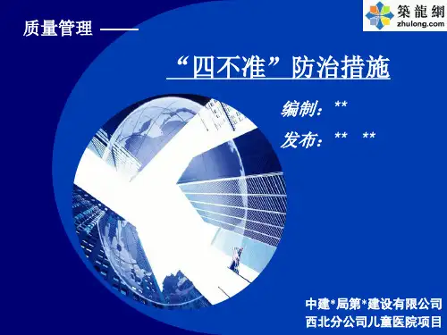 中建某局建筑工程质量通病预防措施(ppt)