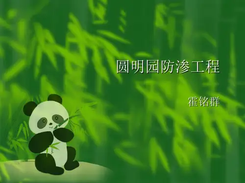 圆明园防渗工程