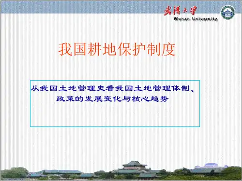 我国耕地保护制度