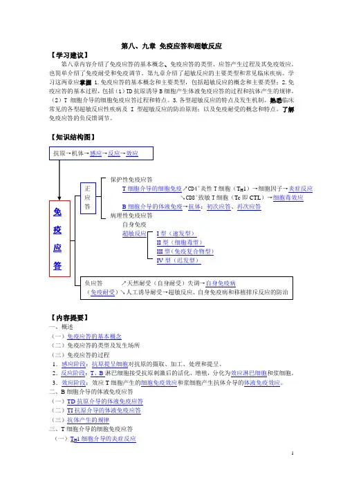 免疫应答与超敏反应