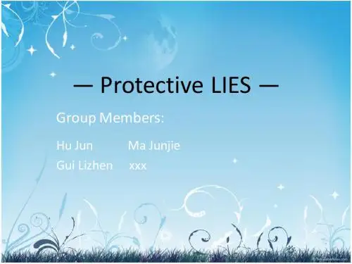 Protective lies