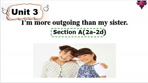 Unit 3 Section A (2a-2d)课件人教版英语八年级上册