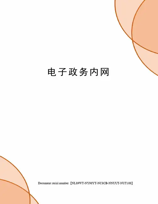 电子政务内网