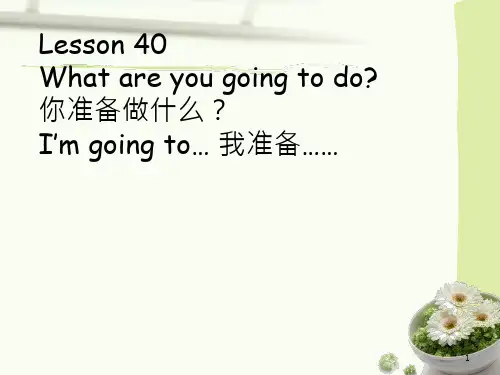 新概念一册40课