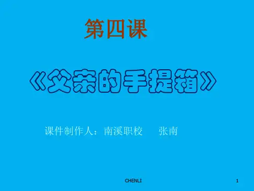 课件父亲的手提箱