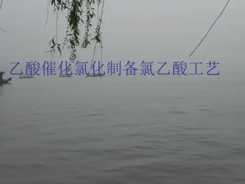 乙酸催化氯化制备氯乙酸工艺