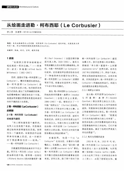 从绘画走进勒·柯布西耶(Le Corbusier)