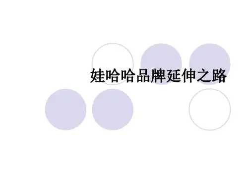 娃哈哈品牌延伸之路