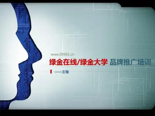 绿金在线品牌推广实战方案