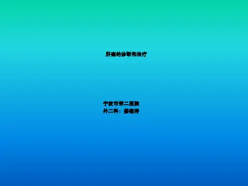 姜海涛肝癌的治疗 