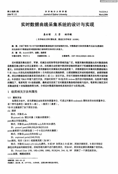 实时数据曲线采集系统的设计与实现
