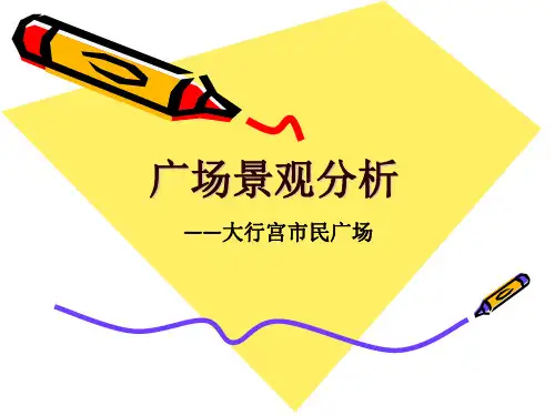 广场景观分析(ppt)
