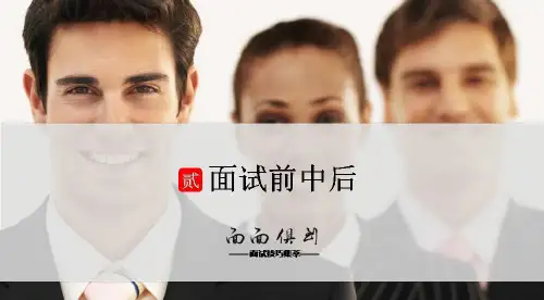 职业面试技巧PPT模板