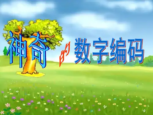 四年级上册数学课件神奇的数字编码︳西师大版