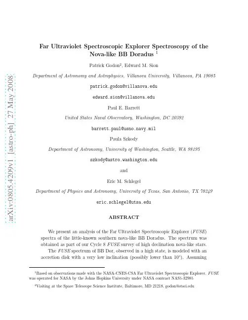 Far Ultraviolet Spectroscopic Explorer Spectroscopy of the Nova-like BB Doradus