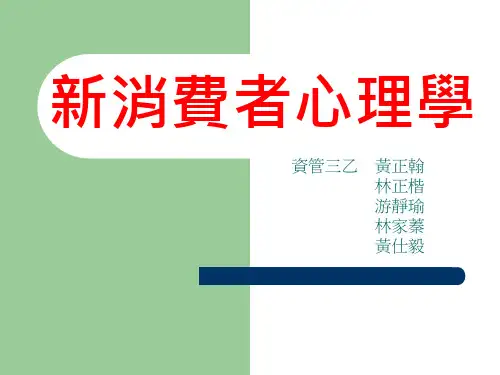 新消费者心理学概述