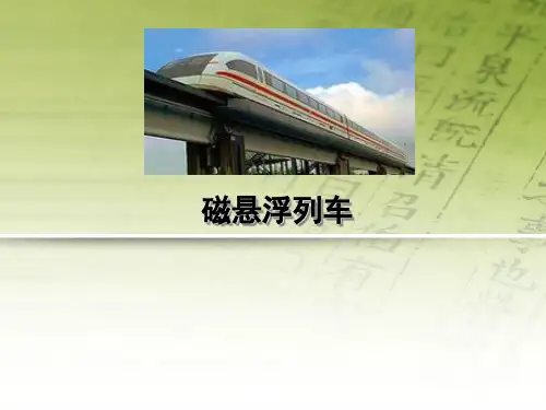 磁悬浮列车学习资料
