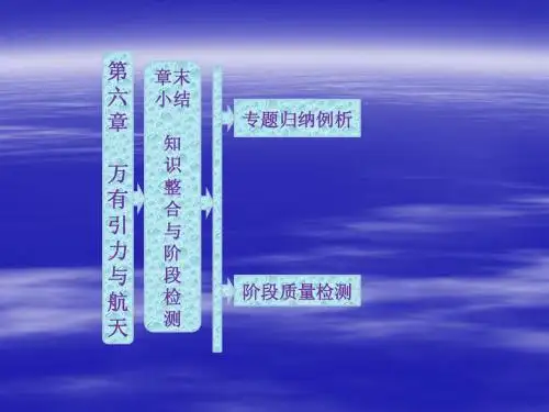 第1部分 第六章 章末小结 知识整合与阶段检测