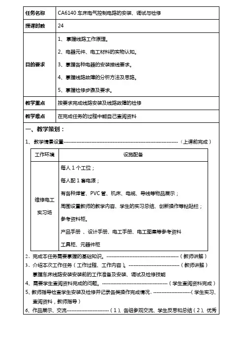 CA6140车床