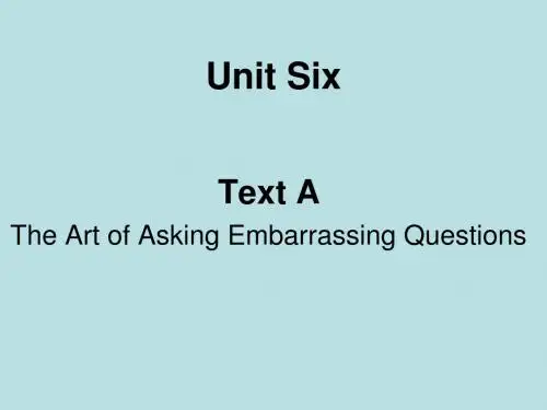 Unit 6