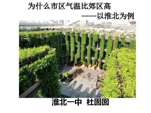 人教版高中地理必修一第二章问题研究《为什么市区气温比郊区高》优质课件(共18张PPT)