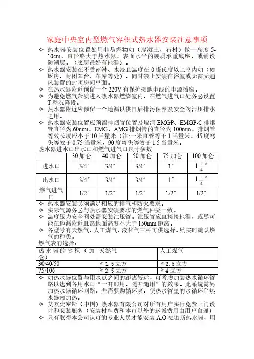 A.O史密斯热水器