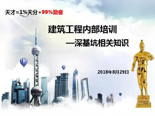深基坑相关知识培训课件(PPT)