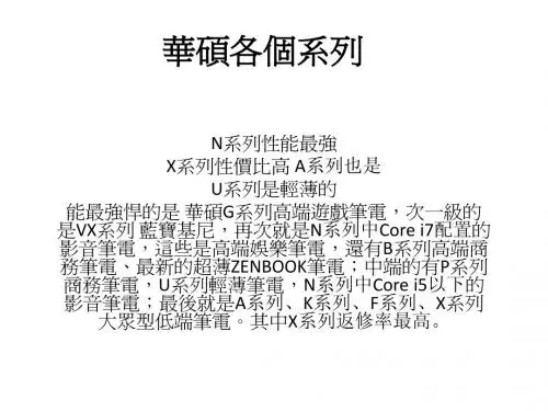 华硕各个系列