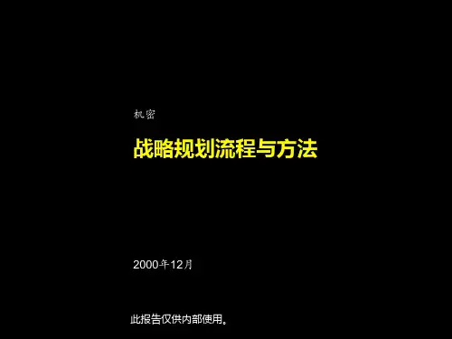 麦肯锡战略管理方法和流程