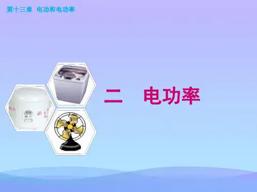 电功率ppt45 北师大版优秀课件