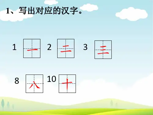 部编语文一年级上语文字词复习.ppt